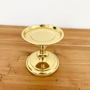 Brass Pillar Candlestick